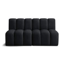  Manufacturer Color_Black -- Meridian Arc Stationary Fabric Sofa IMAGE 1