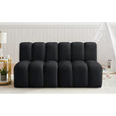  Manufacturer Color_Black -- Meridian Arc Stationary Fabric Sofa IMAGE 2