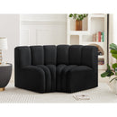  Manufacturer Color_Black -- Meridian Arc Stationary Fabric Sofa IMAGE 2