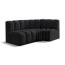  Manufacturer Color_Black -- Meridian Arc Stationary Fabric Sofa IMAGE 1