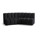  Manufacturer Color_Black -- Meridian Arc Stationary Fabric Sofa IMAGE 1