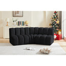  Manufacturer Color_Black -- Meridian Arc Stationary Fabric Sofa IMAGE 2
