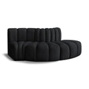  Manufacturer Color_Black -- Meridian Arc Stationary Fabric Sofa IMAGE 1