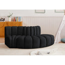  Manufacturer Color_Black -- Meridian Arc Stationary Fabric Sofa IMAGE 2