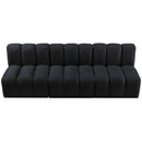  Manufacturer Color_Black -- Meridian Arc Stationary Fabric Sofa IMAGE 4