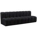  Manufacturer Color_Black -- Meridian Arc Stationary Fabric Sofa IMAGE 5