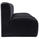  Manufacturer Color_Black -- Meridian Arc Stationary Fabric Sofa IMAGE 7
