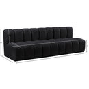  Manufacturer Color_Black -- Meridian Arc Stationary Fabric Sofa IMAGE 9