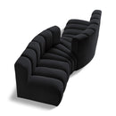  Manufacturer Color_Black -- Meridian Arc Stationary Fabric Sofa IMAGE 1