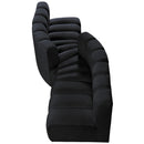  Manufacturer Color_Black -- Meridian Arc Stationary Fabric Sofa IMAGE 4