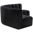  Manufacturer Color_Black -- Meridian Arc Stationary Fabric Sofa IMAGE 7