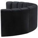  Manufacturer Color_Black -- Meridian Arc Stationary Fabric Sofa IMAGE 7