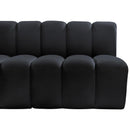  Manufacturer Color_Black -- Meridian Arc Stationary Fabric Sofa IMAGE 8