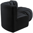  Manufacturer Color_Black -- Meridian Arc Stationary Fabric Sofa IMAGE 7