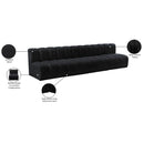  Manufacturer Color_Black -- Meridian Arc Stationary Fabric Sofa IMAGE 10