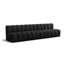  Manufacturer Color_Black -- Meridian Arc Stationary Fabric Sofa IMAGE 1