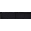  Manufacturer Color_Black -- Meridian Arc Stationary Fabric Sofa IMAGE 3