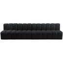  Manufacturer Color_Black -- Meridian Arc Stationary Fabric Sofa IMAGE 5
