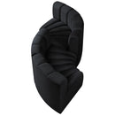  Manufacturer Color_Black -- Meridian Arc Stationary Fabric Sofa IMAGE 3