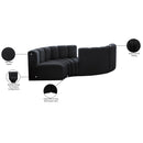  Manufacturer Color_Black -- Meridian Arc Stationary Fabric Sofa IMAGE 8