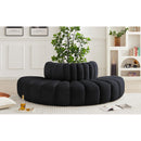  Manufacturer Color_Black -- Meridian Arc Stationary Fabric Sofa IMAGE 2