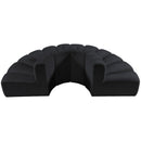 Meridian Arc Black Velvet 4 pc Modular Sectional IMAGE 3