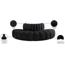  Manufacturer Color_Black -- Meridian Arc Stationary Fabric Sofa IMAGE 9