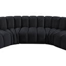  Manufacturer Color_Black -- Meridian Arc Stationary Fabric Sofa IMAGE 13