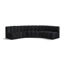  Manufacturer Color_Black -- Meridian Arc Stationary Fabric Sofa IMAGE 1