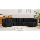  Manufacturer Color_Black -- Meridian Arc Stationary Fabric Sofa IMAGE 2