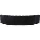  Manufacturer Color_Black -- Meridian Arc Stationary Fabric Sofa IMAGE 3