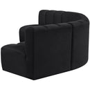  Manufacturer Color_Black -- Meridian Arc Stationary Fabric Sofa IMAGE 7