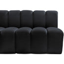  Manufacturer Color_Black -- Meridian Arc Stationary Fabric Sofa IMAGE 8