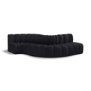  Manufacturer Color_Black -- Meridian Arc Stationary Fabric Sofa IMAGE 1
