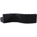  Manufacturer Color_Black -- Meridian Arc Stationary Fabric Sofa IMAGE 3