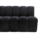  Manufacturer Color_Black -- Meridian Arc Stationary Fabric Sofa IMAGE 8
