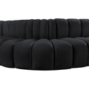  Manufacturer Color_Black -- Meridian Arc Stationary Fabric Sofa IMAGE 9