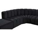  Manufacturer Color_Black -- Meridian Arc Stationary Fabric Sofa IMAGE 13
