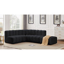  Manufacturer Color_Black -- Meridian Arc Stationary Fabric Sofa IMAGE 2
