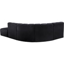  Manufacturer Color_Black -- Meridian Arc Stationary Fabric Sofa IMAGE 6