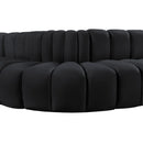  Manufacturer Color_Black -- Meridian Arc Stationary Fabric Sofa IMAGE 13