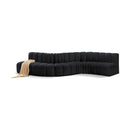  Manufacturer Color_Black -- Meridian Arc Stationary Fabric Sofa IMAGE 1