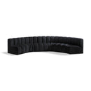  Manufacturer Color_Black -- Meridian Arc Stationary Fabric Sofa IMAGE 1