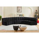 Manufacturer Color_Black -- Meridian Arc Stationary Fabric Sofa IMAGE 2