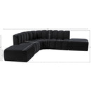  Manufacturer Color_Black -- Meridian Arc Stationary Fabric Sofa IMAGE 13