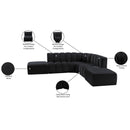  Manufacturer Color_Black -- Meridian Arc Stationary Fabric Sofa IMAGE 14
