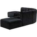  Manufacturer Color_Black -- Meridian Arc Stationary Fabric Sofa IMAGE 6