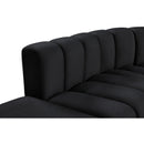  Manufacturer Color_Black -- Meridian Arc Stationary Fabric Sofa IMAGE 9