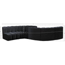 Manufacturer Color_Black -- Meridian Arc Stationary Fabric Sofa IMAGE 10