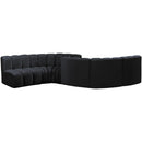  Manufacturer Color_Black -- Meridian Arc Stationary Fabric Sofa IMAGE 3